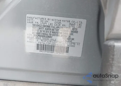 2024 Nissan Kicks Sr из США, поврежденный, VIN 3N1CP5DV8RL529257